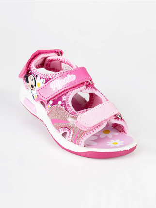 Minnie Mouse sandals with light