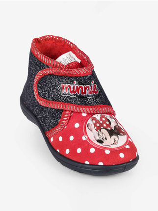 Minnie pantofole alte da bambina