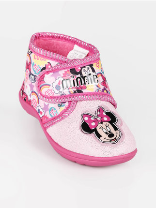 Minnie pantofole alte da bambina