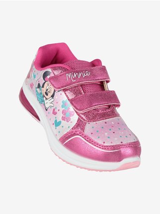 Minnie Sneakers da bambina con stampa e luci