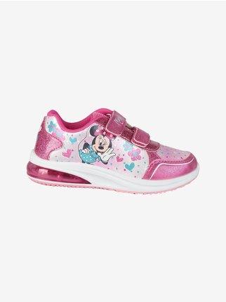 Minnie Sneakers da bambina con stampa e luci