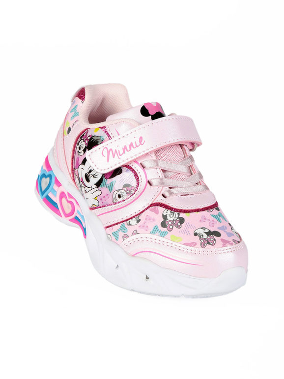 Minnie Sneakers for girls with lights