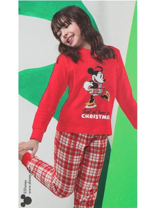 Minnie Weihnachtspyjama für Mädchen