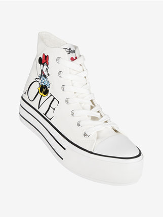 Minnie  Women's high-top sneakers with platform