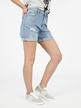 Mom Bermuda shorts in high-waisted jeans