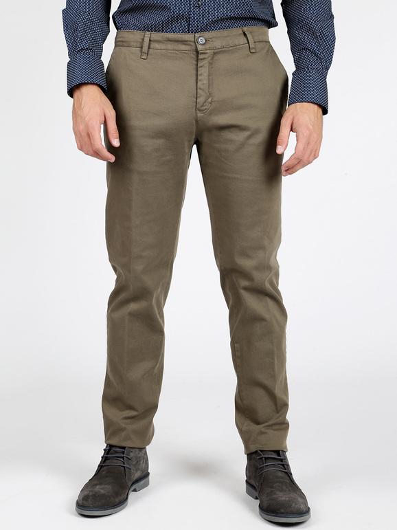 Mud cotton trousers