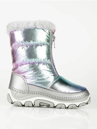Multicolour girl's snow boots