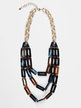 Multilayer women's necklace