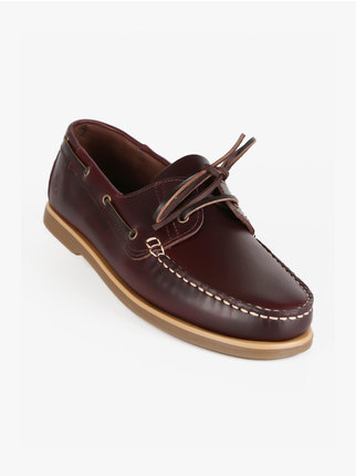 Navigator  Men's leather loafers with laces