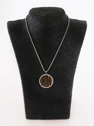 Necklace with four leaf clover
