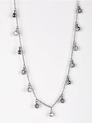Necklace with rhinestones