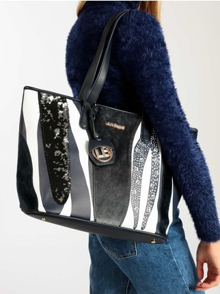 NINETTE Shopper bag with fur