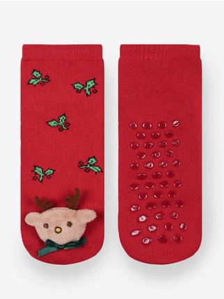 Non-slip Christmas socks for children