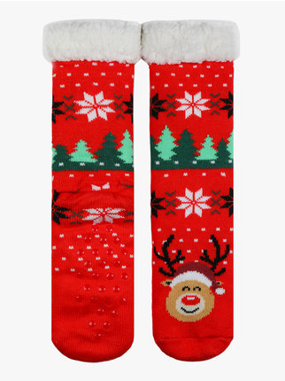 Non-slip Christmas socks for women