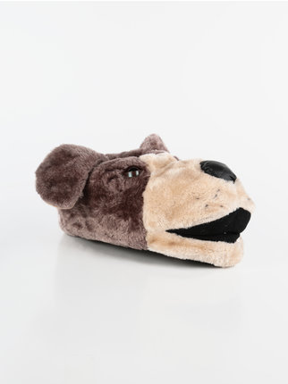 Non-slip furry slippers