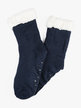 Non-slip men's socks with warm padding