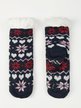 Non-slip socks for girls with inner fur