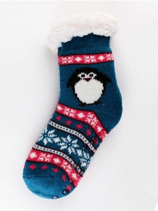 Non-slip socks with designs