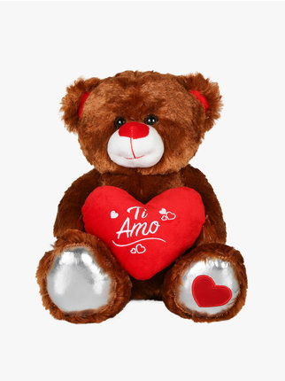 Ours en peluche avec coeur et écriture "Je t'aime"