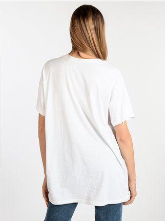 Oversized short sleeve women's t-shirt