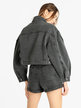 Oversized women's denim jacket
