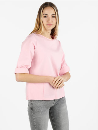 Oversized women's sweater with pockets