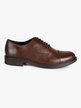 Oxford brogues in brown leather