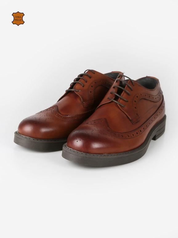Oxford shoes for men in leather