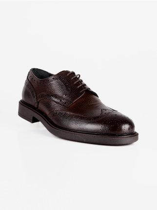 Oxford shoes in full brogue leather
