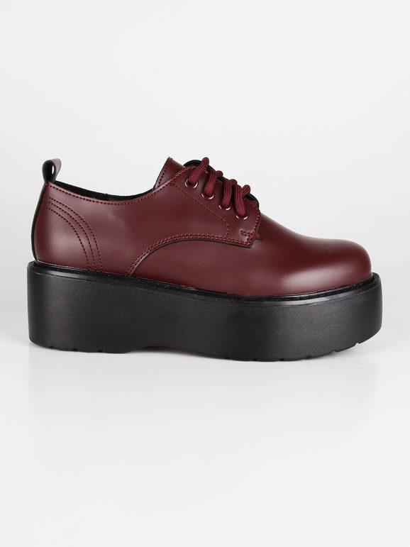 Oxford shoes with platform