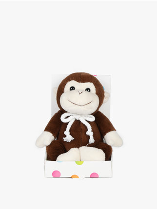 Packaged monkey plush toy