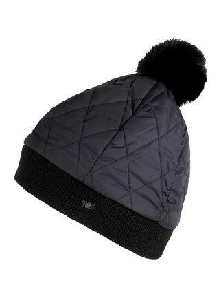 Padded hat with pompom