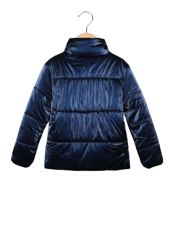 Padded jacket with high collar
