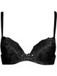 Padded preformed bra with lace