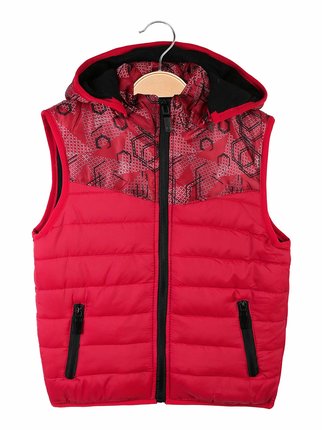 Padded vest for children with hood