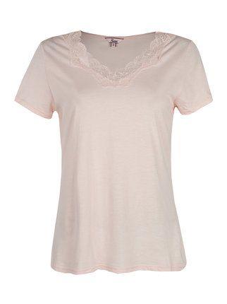 Pajama T-shirt with lace