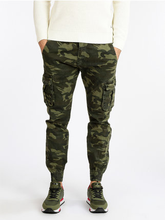 Pantalon cargo camouflage homme
