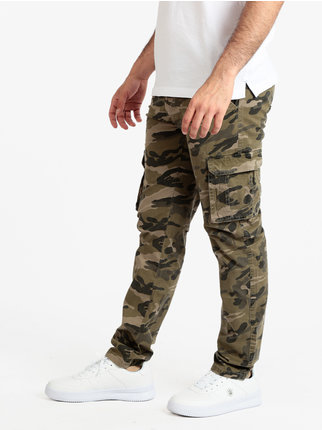 Pantalon cargo camouflage pour homme