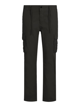 Pantalón cargo de hombre con grandes bolsillos y cordón en la cintura