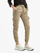 Pantalon cargo femme avec grandes poches et poignets