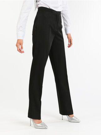 Solada Pantalón clásico mujer con elástico: a la venta a 15.99€ en