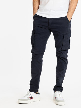 Pantalón de hombre de algodón con bolsillos tallas grandes