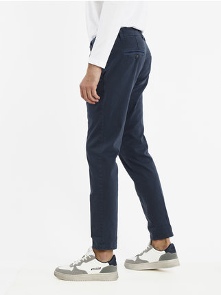Pantalón de hombre slim fit de algodón en tallas grandes