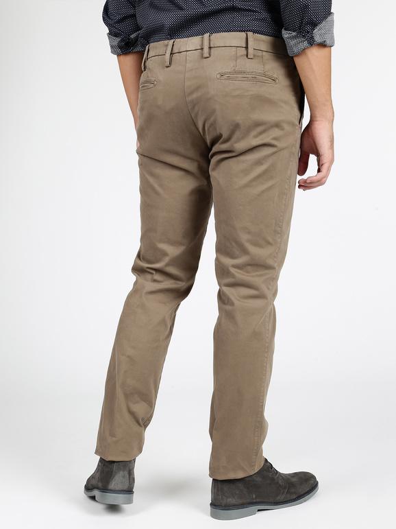 Pantalon en coton Regular Fit  boue