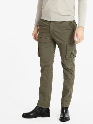 Pantalon homme en coton à grandes poches