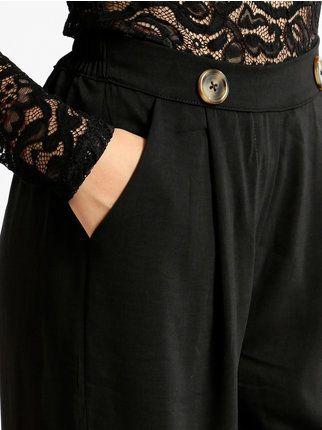 Pantalon jupe-culotte noir