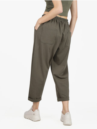 Pantalon oversize femme avec poches