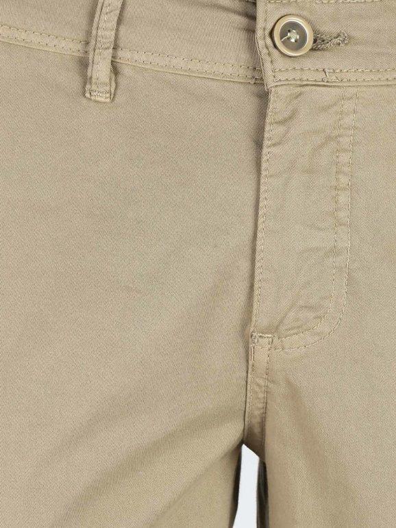 Pantalon slim en coton