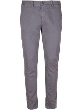 Pantalón slim fit en algodón -gris