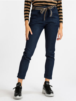 Pantalone donna effetto jeans